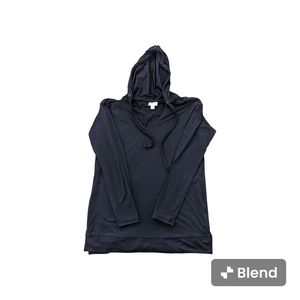 lularoe Women's xs black hooded shirt